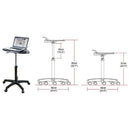 Aidata Mobile Laptop Sit/Stand Workstation
