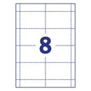 Zweckform Clip Badge Holder & Printable 60x90mm Inserts Conference Kit - 25 Badge