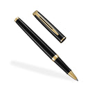 طقم أقلام واترمان هيمسفير أسود لامع مذهب رولر + جاف