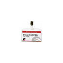 Zweckform Clip Badge Holder & Printable 60x90mm Inserts Conference Kit - 25 Badge