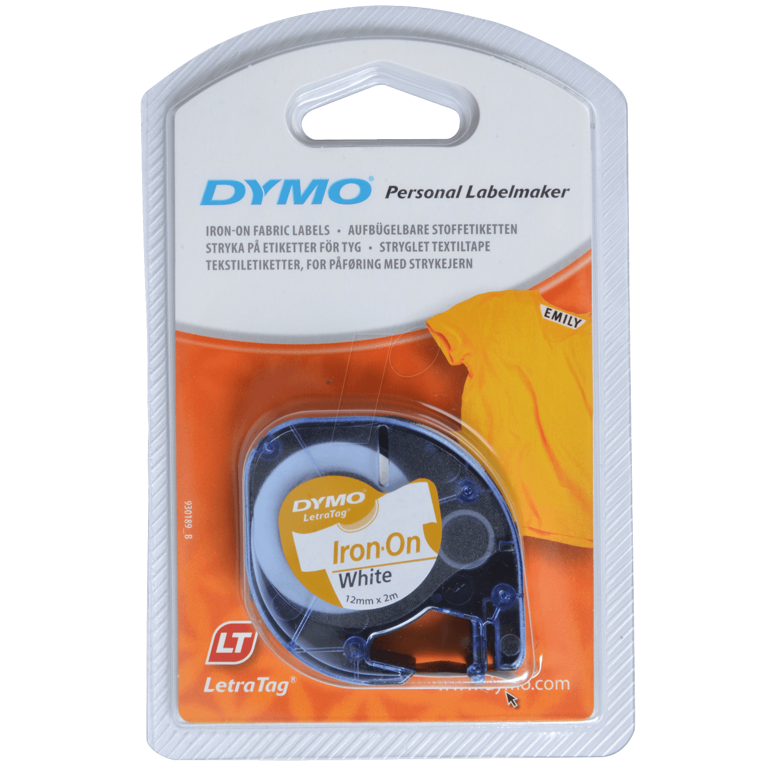 Dymo LT Iron -On Tape 12mm x 2 meters