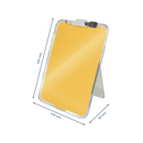 Leitz Cosy Glass Desktop Easel Board, 295x215 mm, featuring a modern design, available at Istiklal Library.