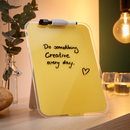 Leitz Cosy Glass Desktop Easel Board, 295x215 mm, featuring a modern design, available at Istiklal Library.