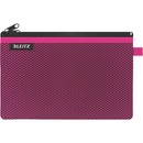 Leitz WoW 2 Pocket Mesh Pencil Case & Travel Pouch 23x15 cm
