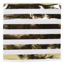 Unique Gold Stripes Luncheon Napkins 33x33 cm - Pack of 16