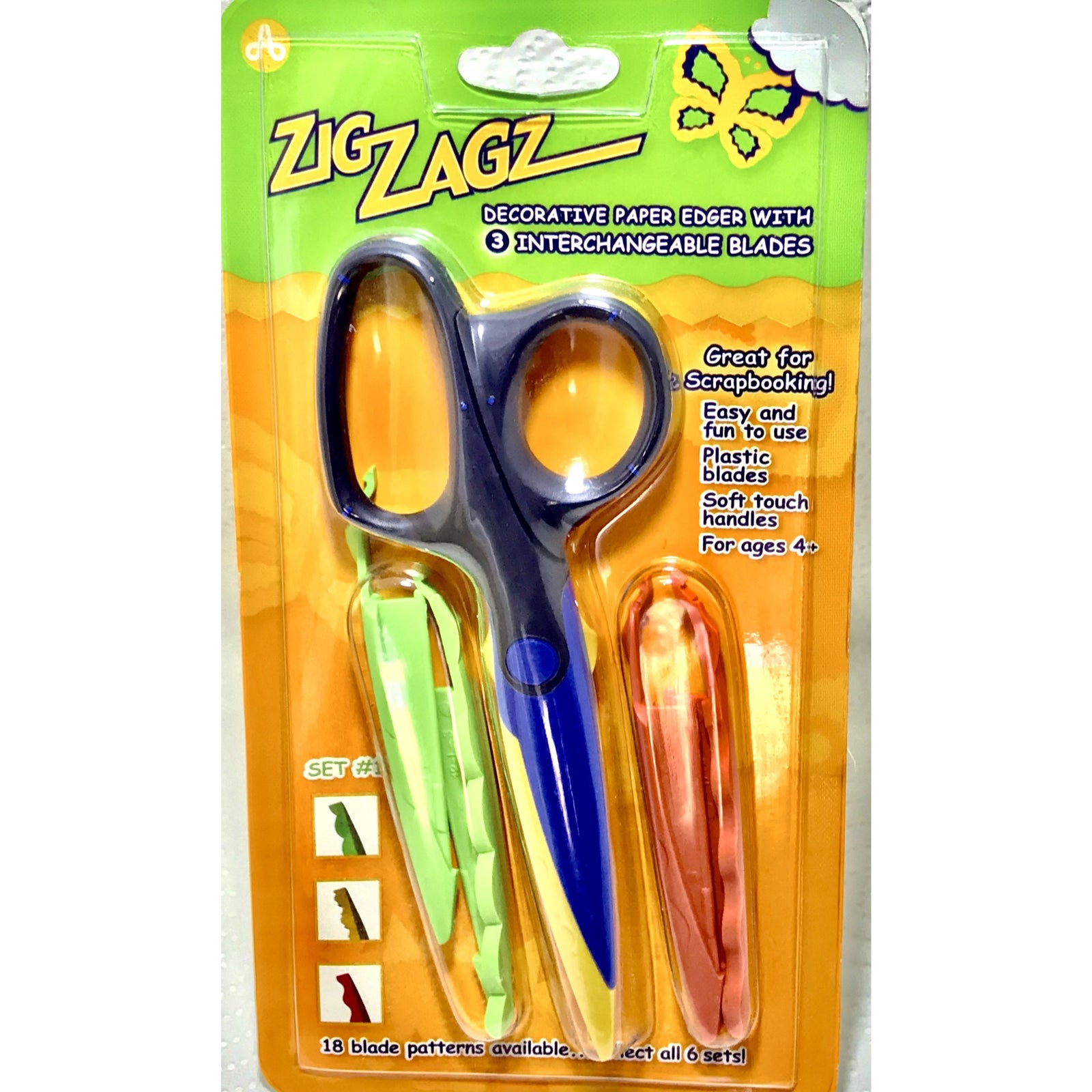 Westcott Zig Zagz Scissors & Blades Set - Pack of 1