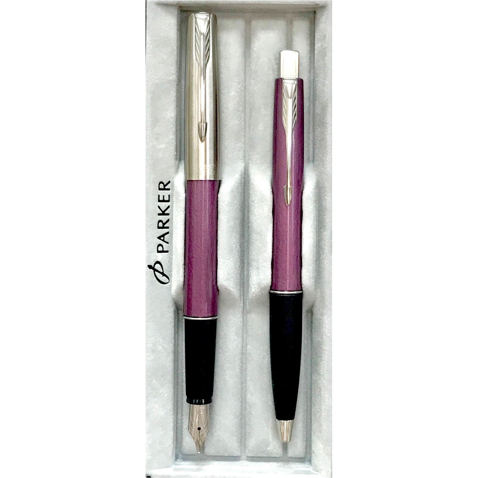 Parker Frontier Ballpoint & Fountain Pen Set - Luna Purple