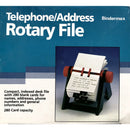 Bindermax Telephone/Address Rotary File - 280 Cards