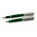Concord Green Mosaic CT Fountain & Ballpoint Pen Set