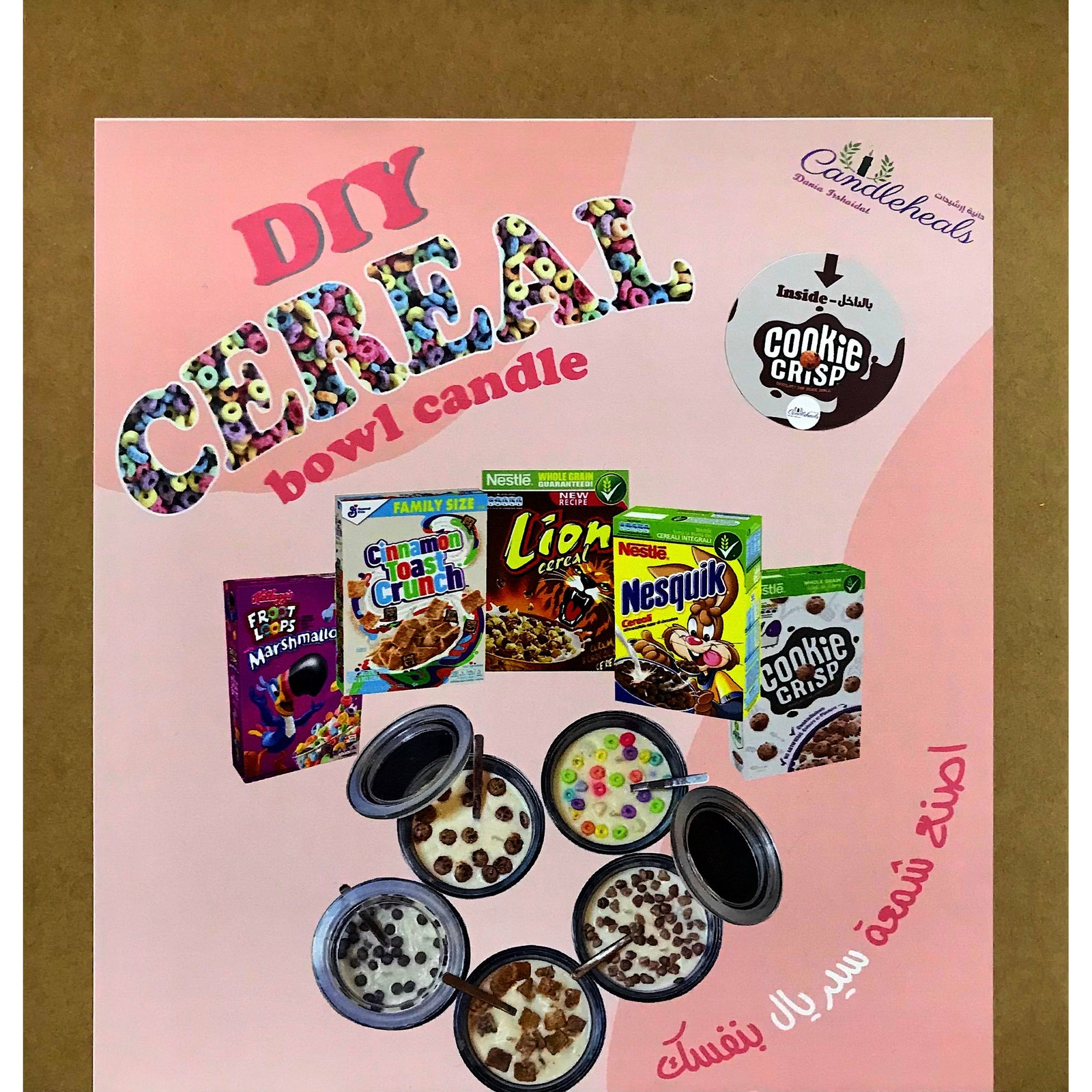 Candle Heals DIY Cereal Bowl Candle Making Kit 300g