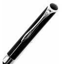 Vintage Quill Pen Metallic Black Wide CT with Grip Ballpoint Pen