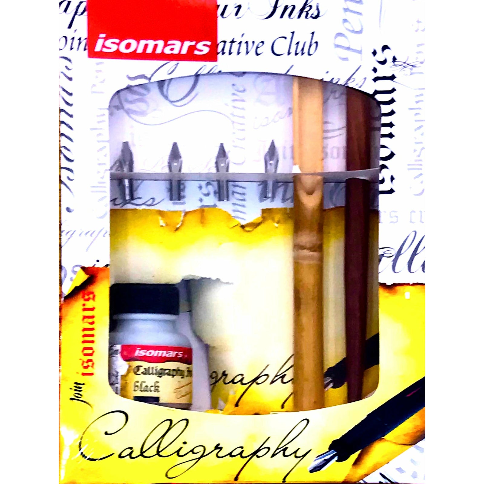 Isomars Calligraphy Bamboo & Dip Pen Set