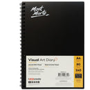Mont Marte Signature Visual Art Diary Black Paper 140g - A4