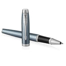 Parker IM Light Blue Grey CT Rollerball & Ballpoint Pen Set