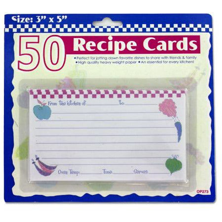 Recipe Cards 3