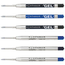 Parker Quink 3 Gel & 3 Ballpoint Refills VALUE PACK - Pack of 6