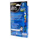 طقم دهان ألوان أكريليك مونت مارت ساتن أنبوب ٨ × ١٨ مل