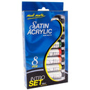 طقم دهان ألوان أكريليك مونت مارت ساتن أنبوب ٨ × ١٨ مل