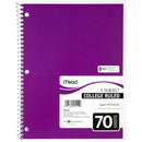 دفتر محاضرات سلك ميد ١ موضوع مسطر عريض سعة ٧٠ ورقة
A4