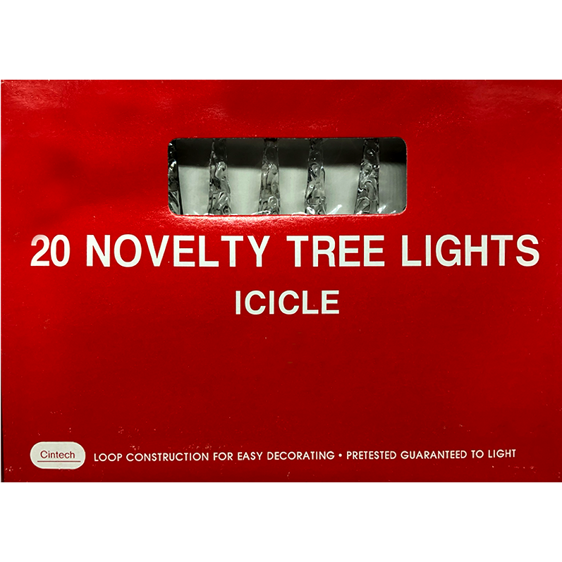 Novelty Icicle Tree Lights - 20