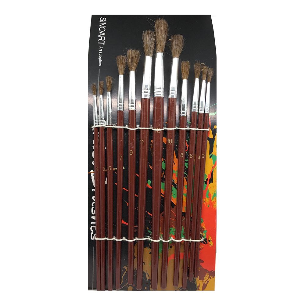 Sinoart Watercolor Brushes / Set of 12