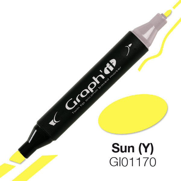 Graph It Twin Tip Marker - YELLOW RANGE