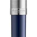 قلم حبر سائل رولر واترمان ايمبلم ديلوكس كحلي كروم