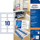 Zweckform Blank Business Cards - Pack of 25 Sheets
