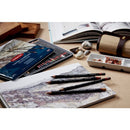 Derwent Tinted Charcoal Watersoluble Professional Quality Charcoal Drawing Pencils - Tin Set