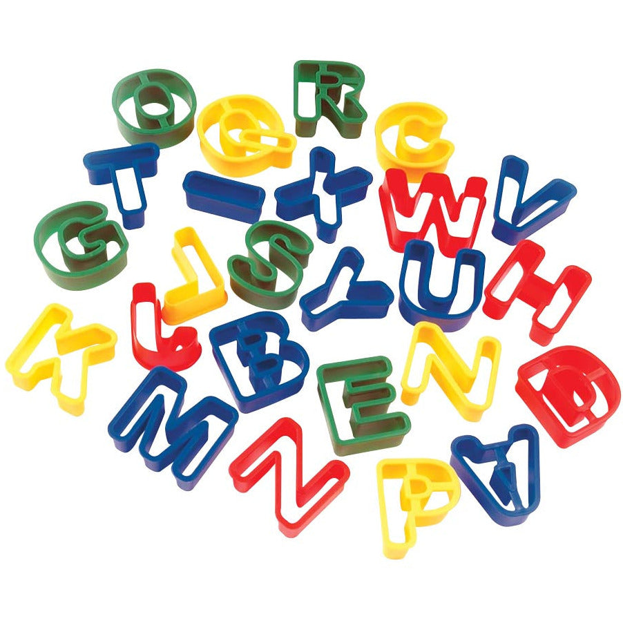 Pacon Creative Street 4cm Alphabet Dough & Clay Cutters - 26 pcs