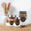 Plaid Black Chalkboard Stickers - Pack of 16