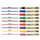 طقم أقلام ماركر رأس مدبب ارتلاين٧٠ ستاندرد سعة ١٠ ملون