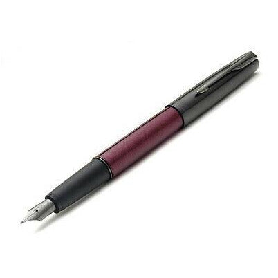 Parker Frontier Metallic Burgundy Diamonite Z Trims Fountain Pen