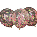 Unique 12" Confetti Balloons - Pack of 6