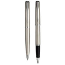 Parker Latitude CT Stainless Steel Fountain & Ballpoint Pen