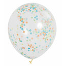 Unique 12" Confetti Balloons - Pack of 6