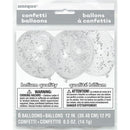 Unique 12" Confetti Balloons - Pack of 6