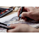 Derwent Tinted Charcoal Watersoluble Professional Quality Charcoal Drawing Pencils - Tin Set