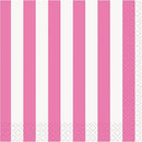 Unique Stripe Luncheon Napkins 33x33 cm - Pack of 16
