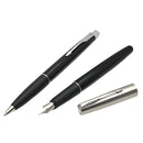 Parker Frontier Translucent Black CT Fountain & Ballpoint Pen Set + Zipper Case