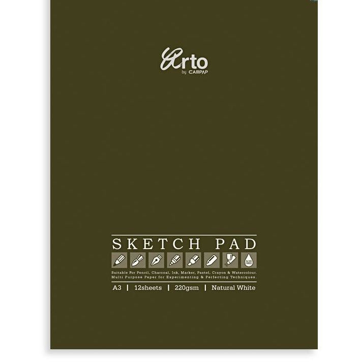 CampAp Arto Sketch Pad 220 GSM - A4