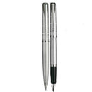 Parker Latitude Icy Silver CT Fountain & Ballpoint Pen Set
