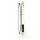 Parker Latitude Icy Silver CT Fountain & Ballpoint Pen Set