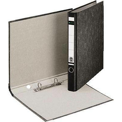Leitz A4 25mm 2 Ring Classic Marbled Binder Black