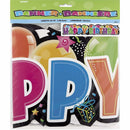 Unique Party Giant Birthday Banner 1.32 m
