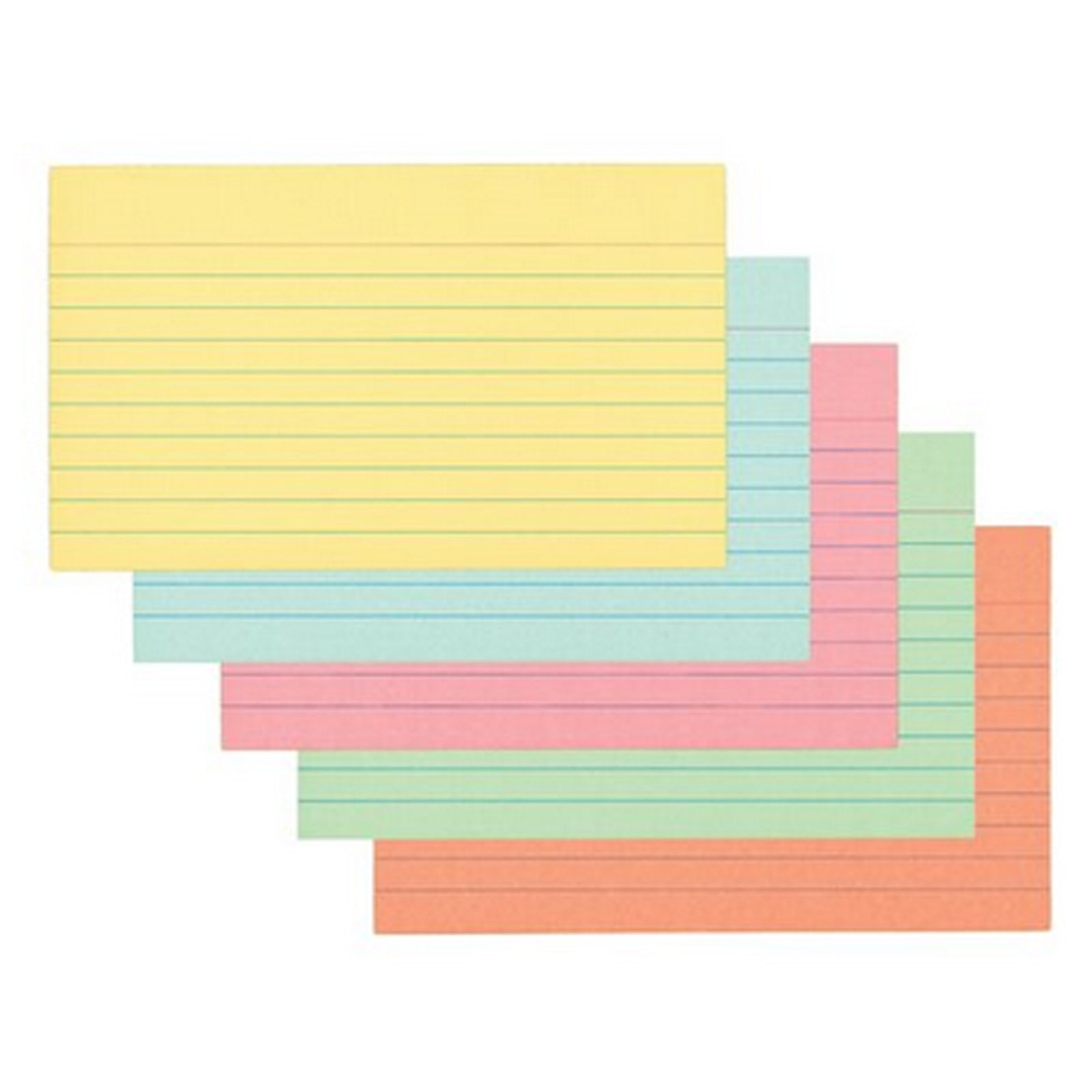 Mead Color Index Cards 7.6 x 12.7 cm - Pack of 70 Cards