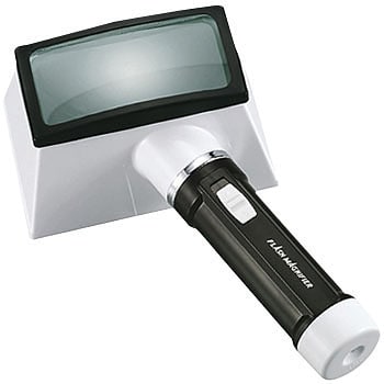 Kutsuwa Japan Handheld Flash Magnifier 3X with Light