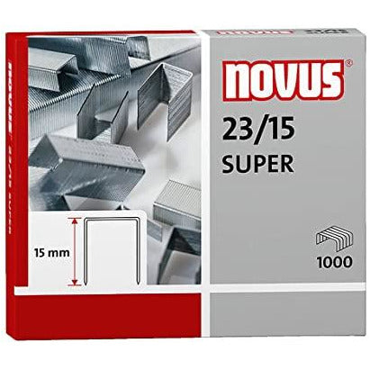 Novus 23/15 Super Staples - Pack of 1000