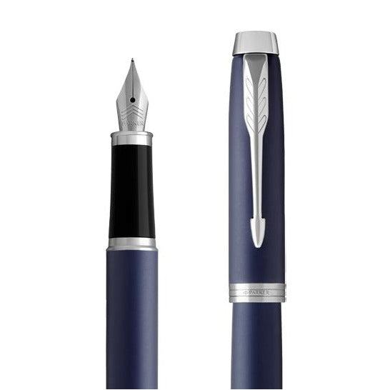 Parker IM Matt Blue CT Fountain & Ballpoint Pen Set