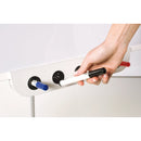 لوح أبيض + فليب شارت على أرجل متحرك ٧٠×١٠٠سم